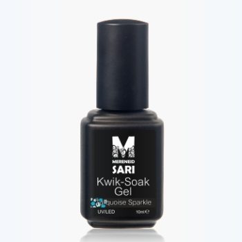 Kwik-Soak Gel - Turquoise Sparkle