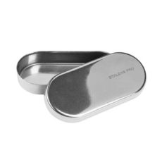 Staleks stainlesss steel tray with a lid